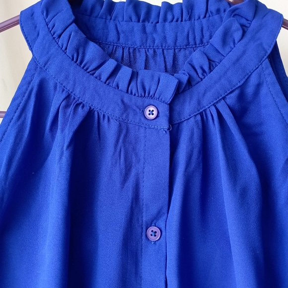 Cobalt Blue Elegant Top - Picture 4 of 8
